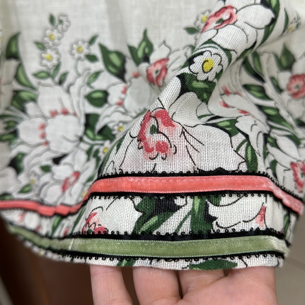 70’s gorgeous Chessa Davis floral skirt size small - Picture 2 of 8